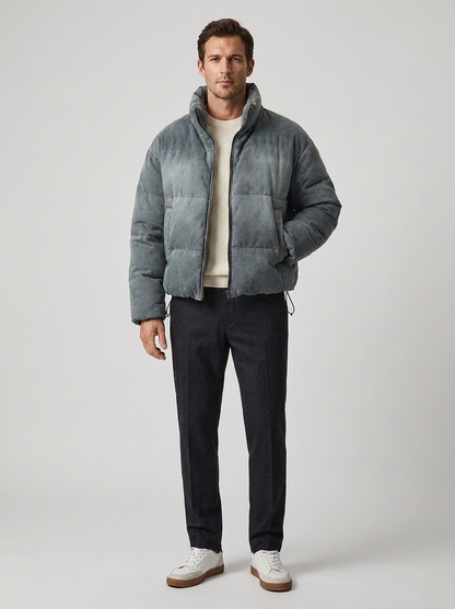 Men's Casual Padded Down Loose-Fit Winter Jacket