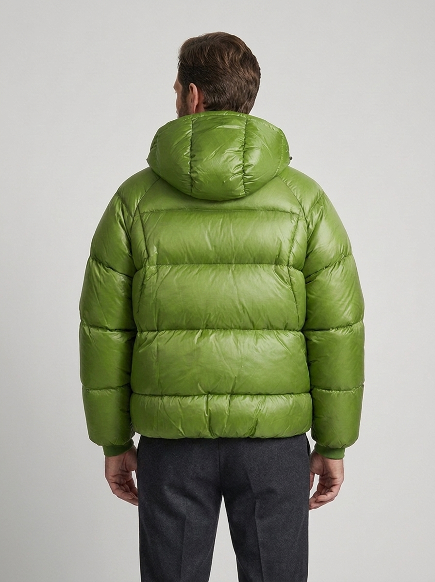 Men's Casual Insulated Down Hooded Puffer Jacket