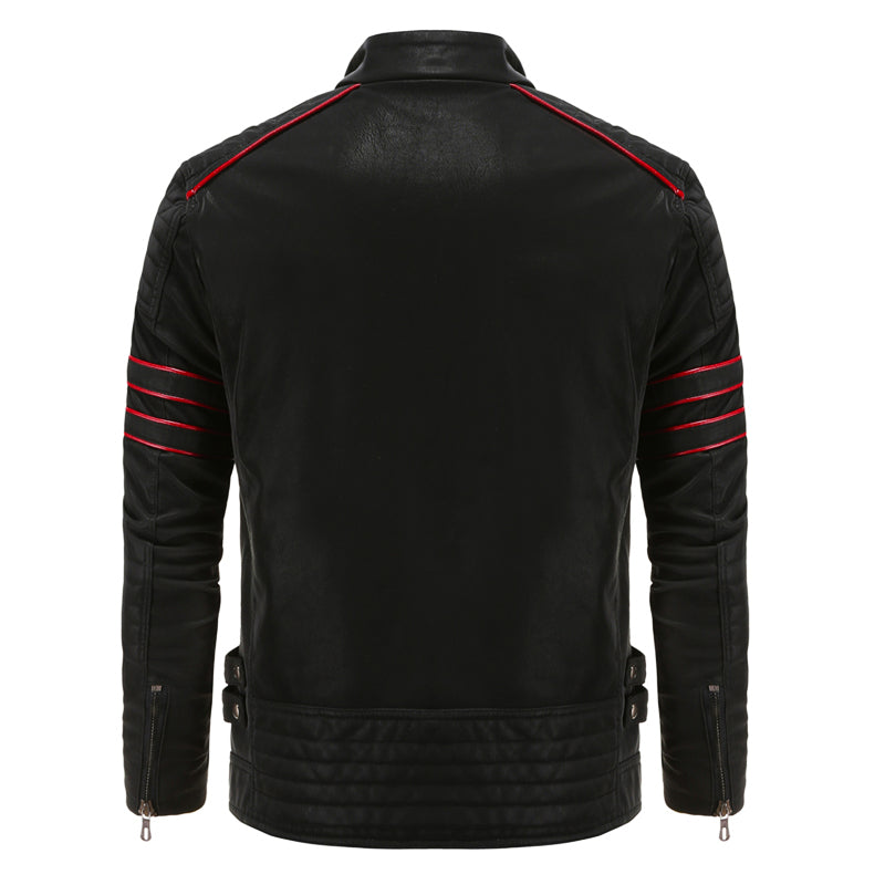 Premium Leather Biker Jacket Atlas