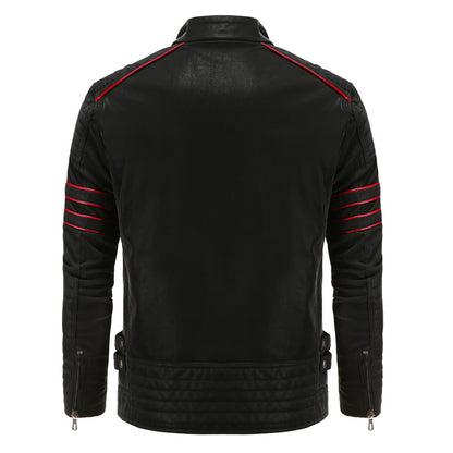 Premium Leather Biker Jacket Atlas