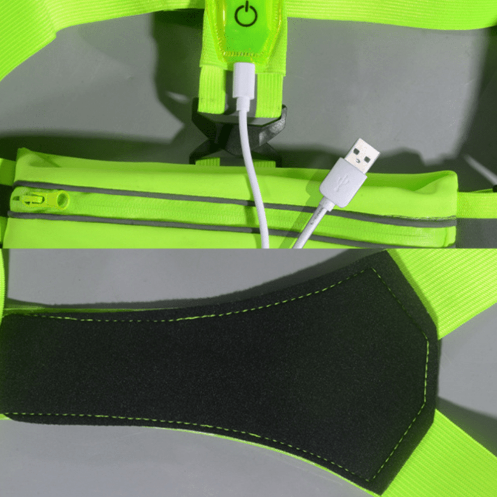 Bright Yellow Reflective Safety Vest