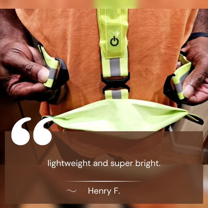 Bright Yellow Reflective Safety Vest