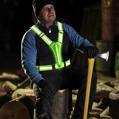 Bright Yellow Reflective Safety Vest - OutfitLondon