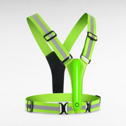 Bright Yellow Reflective Safety Vest