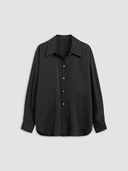 Holly | Oversized Holiday Clothes Button-Up Collared Shirt