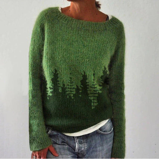 Cozy Cable Knit Pullover Sweater - OutfitLondon