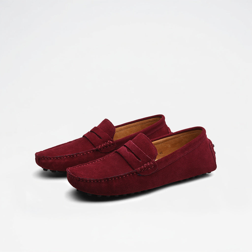 Comfortable Suede Mens Slip On Loafers Shoes