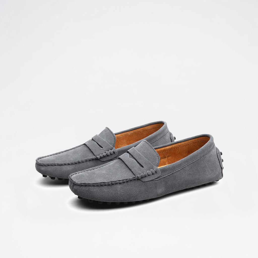 Comfortable Suede Mens Slip On Loafers Shoes
