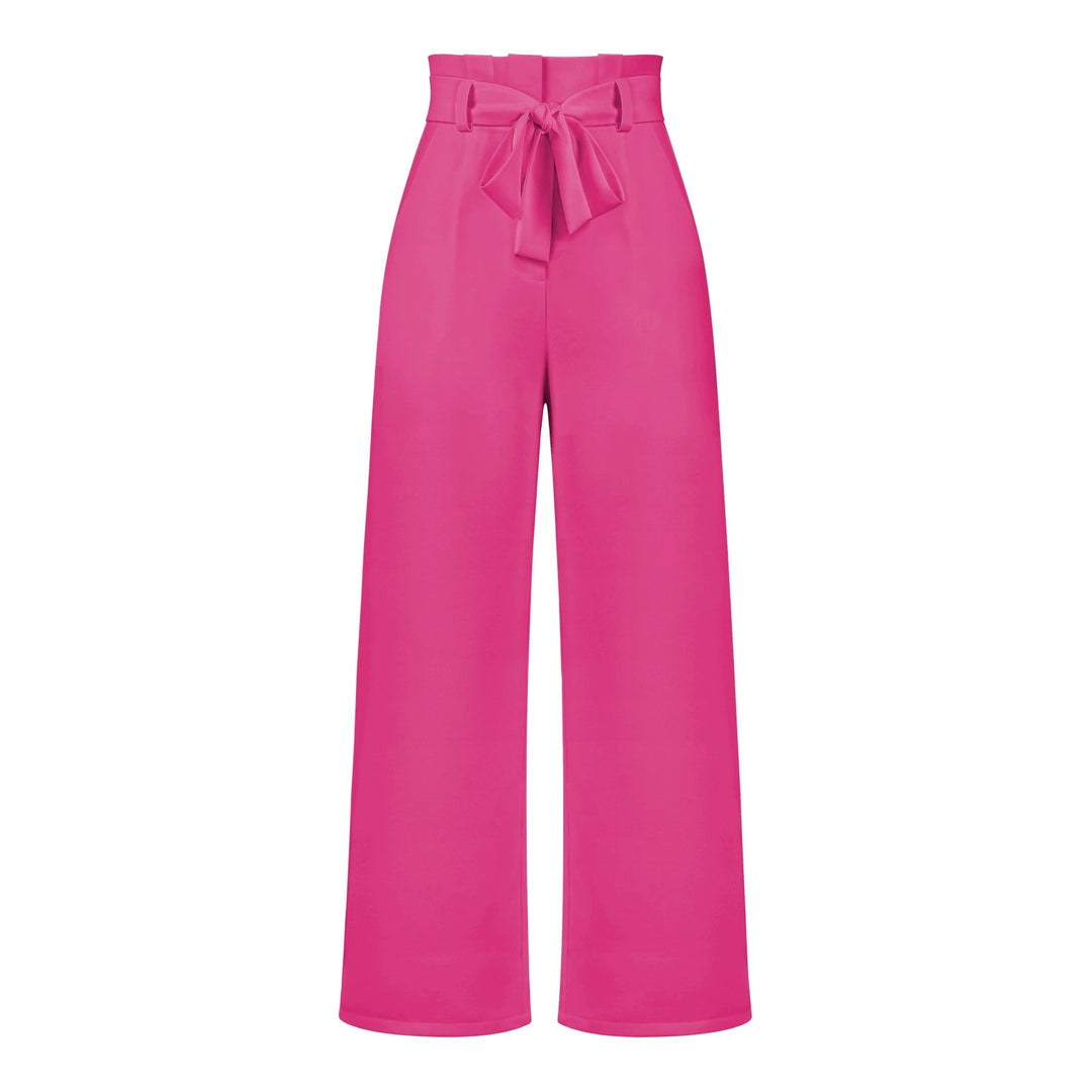 Elegant High Waisted Wide Leg Pants for Women