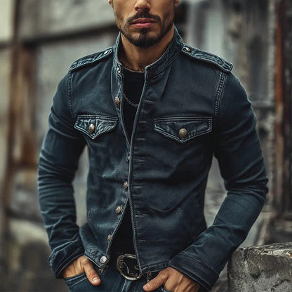 Slim Fit Mens Long Sleeve Coat