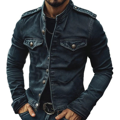 Slim Fit Mens Long Sleeve Coat - OutfitLondon