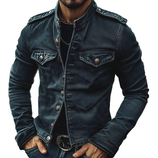 Slim Fit Mens Long Sleeve Coat - OutfitLondon