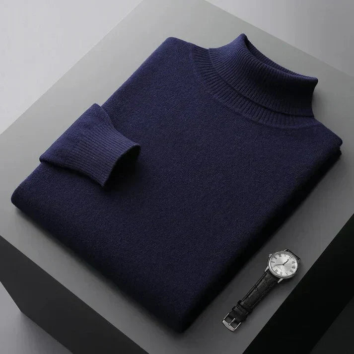 Luxury Men's Soft Turtleneck Sweater