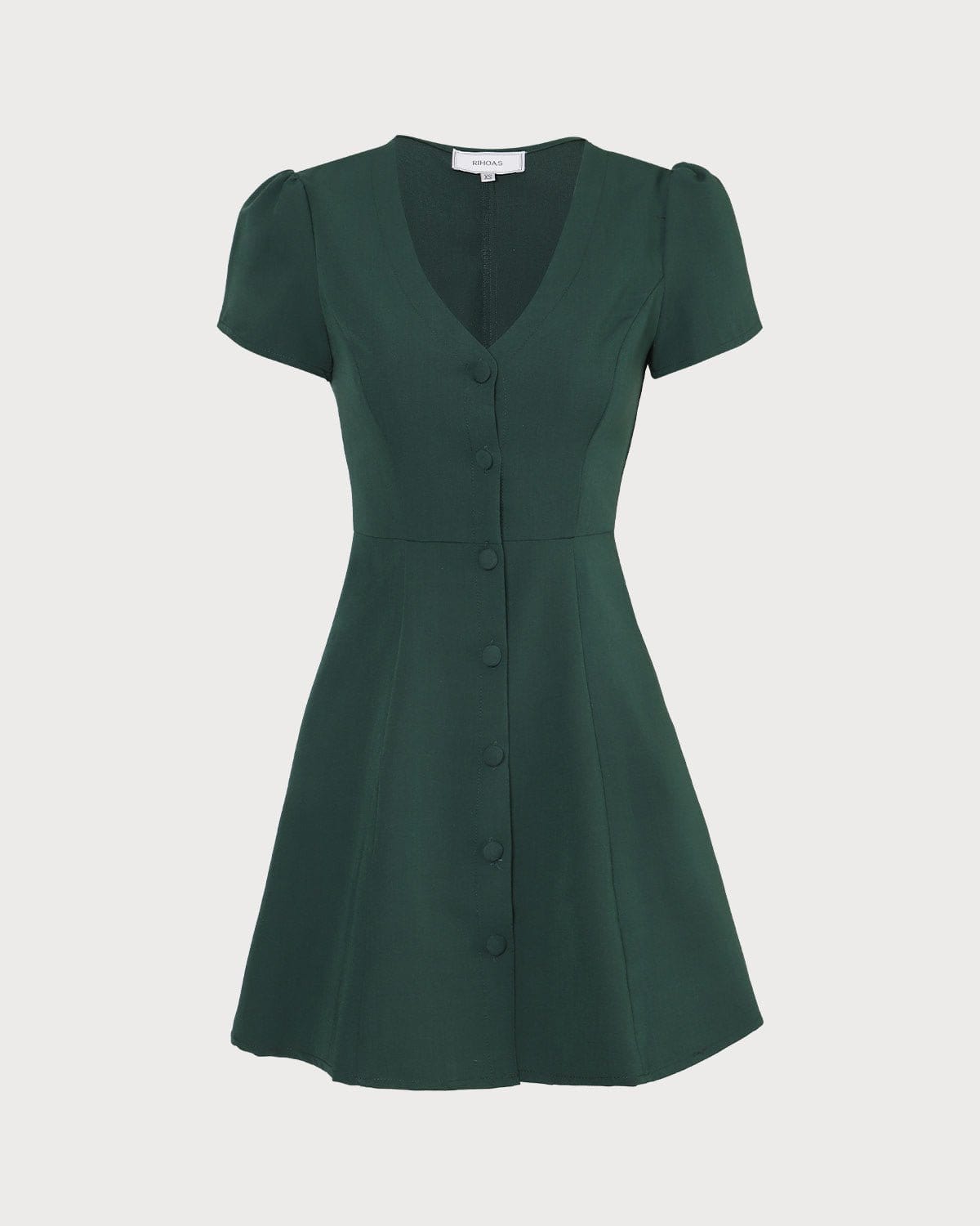 Ida | Relaxed Fit V-Neck Button-Up Summer Dress