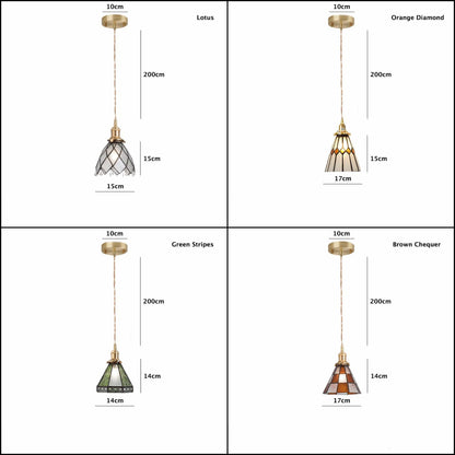 Beautiful Bright Glass Hanging Light
