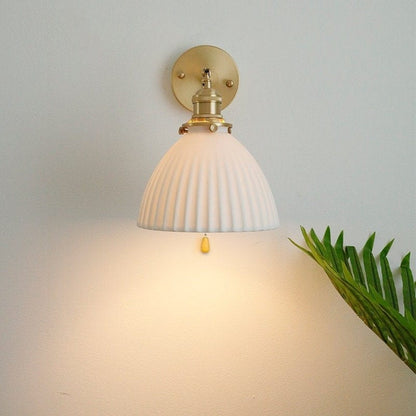 Decorative Patterned Wall Light with Shade - OutfitLondon