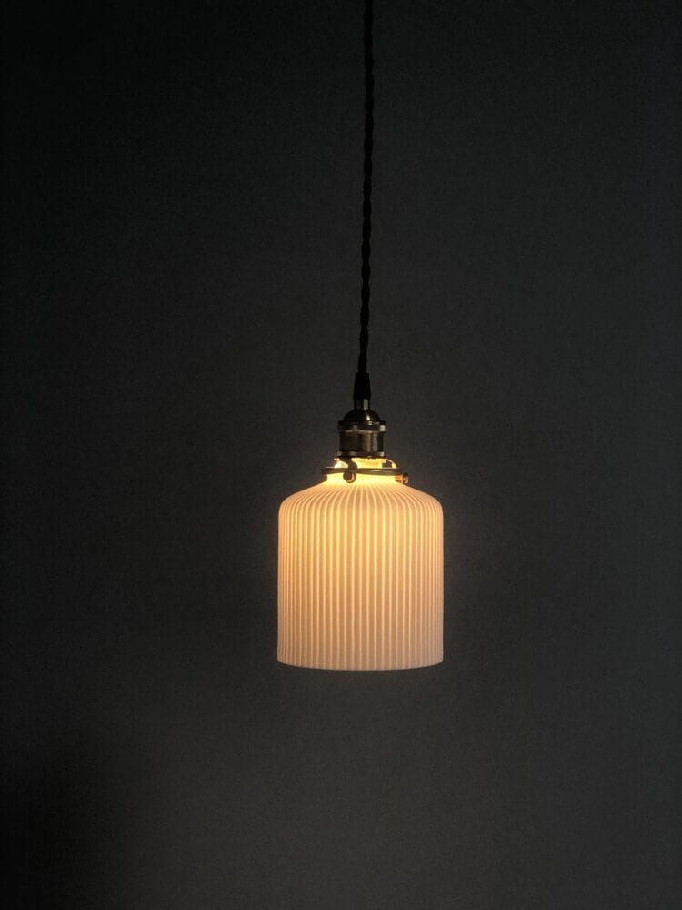 Oriental Design Ceramic Pendant Lamp