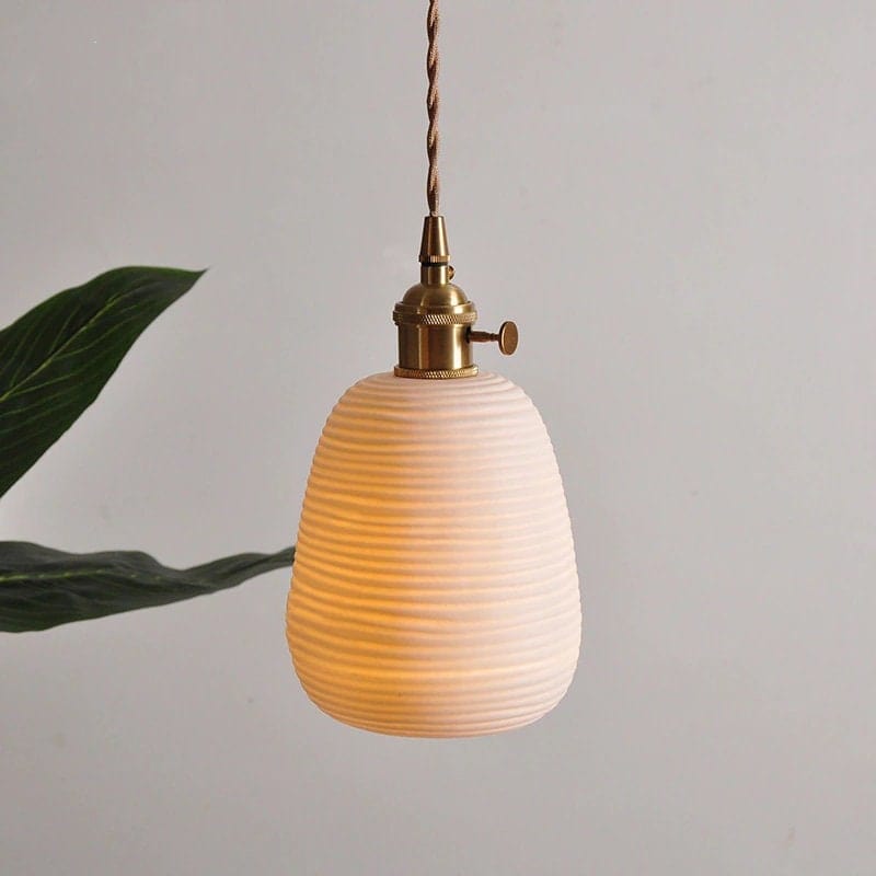 Oriental Design Ceramic Pendant Lamp - OutfitLondon
