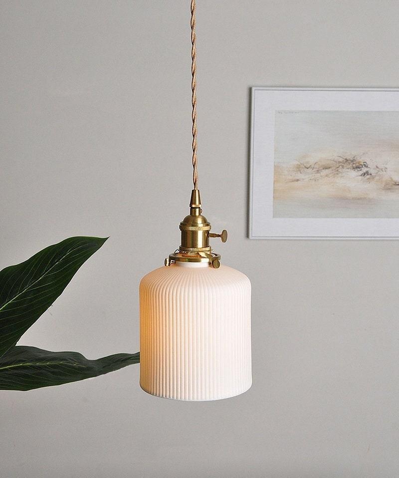 Oriental Style Ceramic Hanging Light