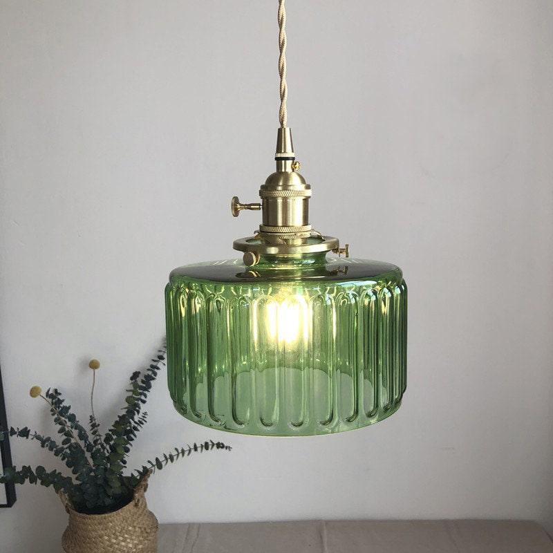 Small Elegant LED Glass Pendant Lamp