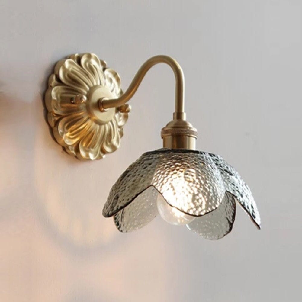 Luxury Metal Glass Wall Lamp Fixture - OutfitLondon
