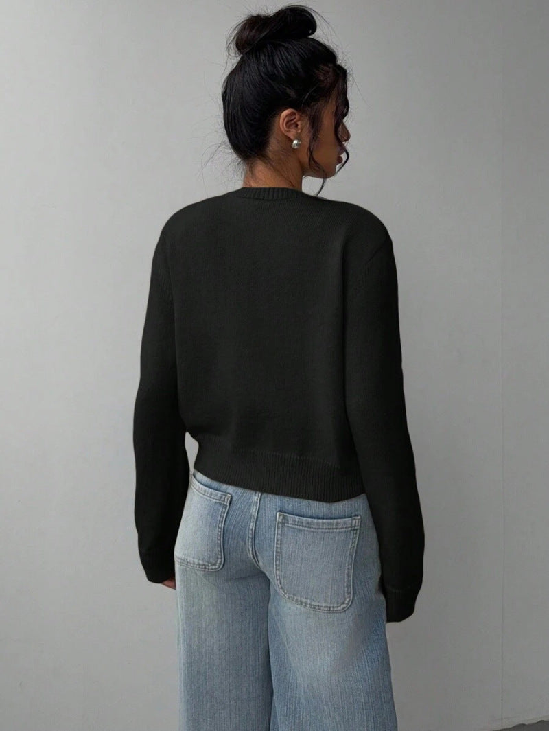 Cozy Fit Women's Knitted Cardigan Spring Sweater