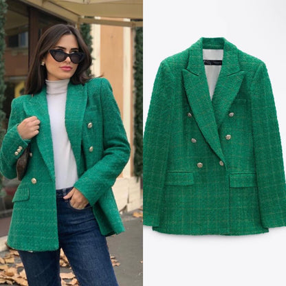 Classic Ladies Suit Jacket with Buttons