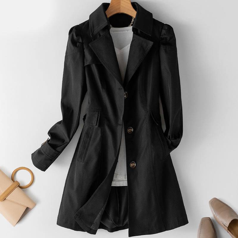 Timeless Double Button Raincoat for Women