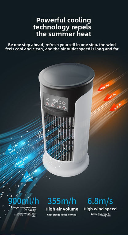 4-in-1 Portable Desktop Cooling Fan with Mist Function