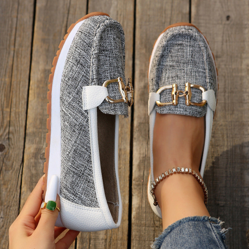 Women's Easy Slip On Casual Loafers Shoes
