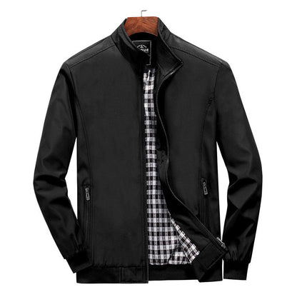 Men's Waterproof Full Zip Bomber Jacket