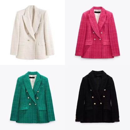 Classic Ladies Suit Jacket with Buttons