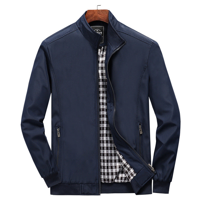 Men's Waterproof Full Zip Bomber Jacket