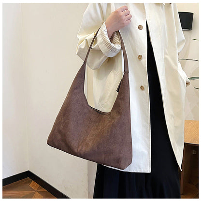 Vintage Style Matte Shopping Bag