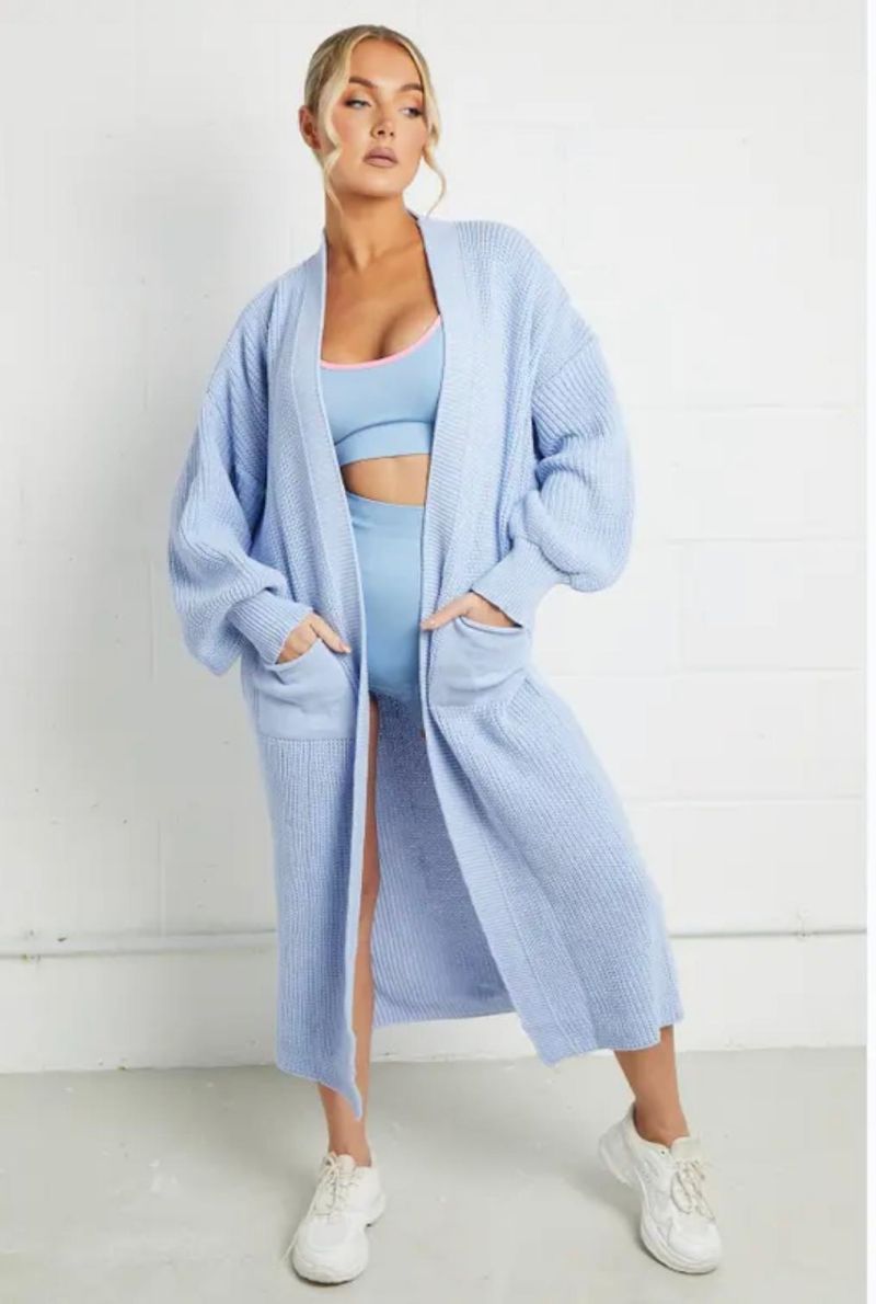Soft Oversized Cable Knit Cardigan for Women