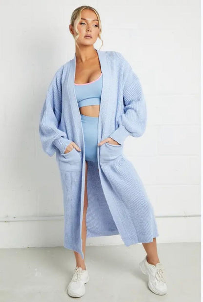 Soft Oversized Cable Knit Cardigan for Women