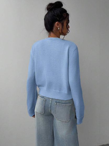 Cozy Fit Women's Knitted Cardigan Spring Sweater