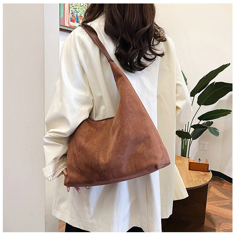 Vintage Style Matte Shopping Bag
