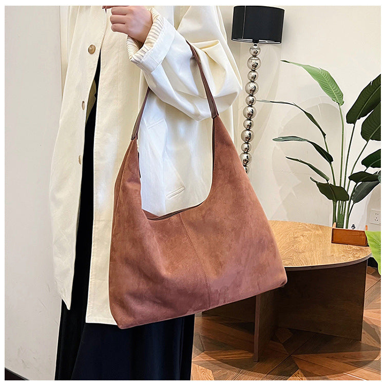 Vintage Style Matte Shopping Bag