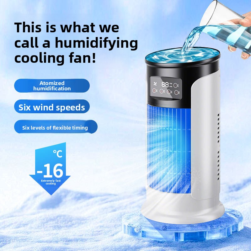 4-in-1 Portable Desktop Cooling Fan with Mist Function