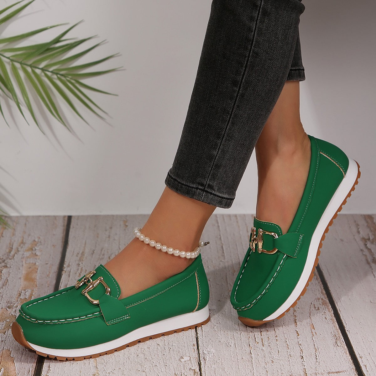 Women's Easy Slip On Casual Loafers Shoes