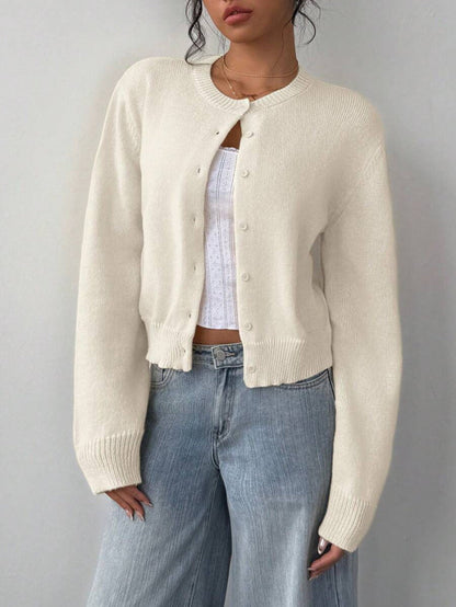 Cozy Fit Women's Knitted Cardigan Spring Sweater