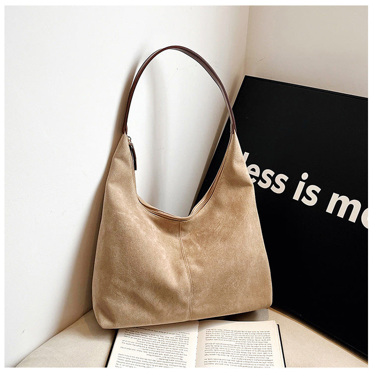 Vintage Style Matte Shopping Bag