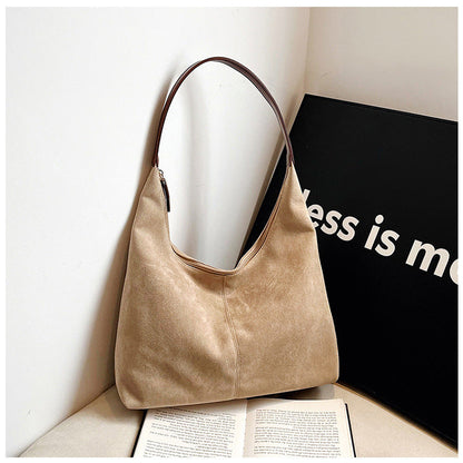 Vintage Style Matte Shopping Bag