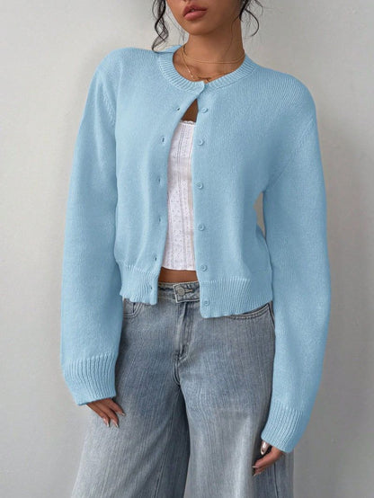 Cozy Fit Women's Knitted Cardigan Spring Sweater