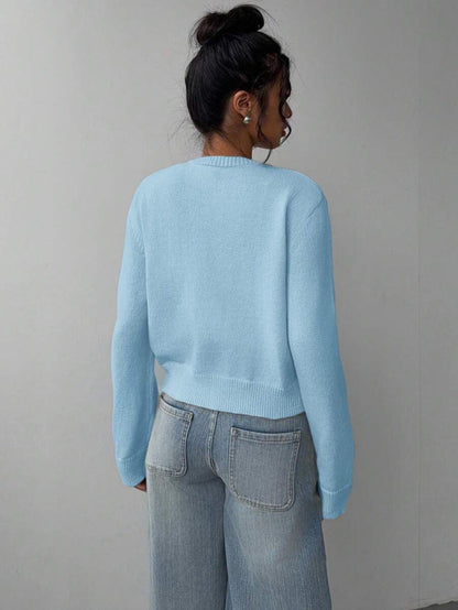 Cozy Fit Women's Knitted Cardigan Spring Sweater