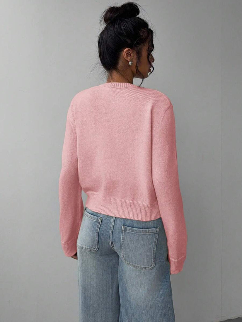 Cozy Fit Women's Knitted Cardigan Spring Sweater