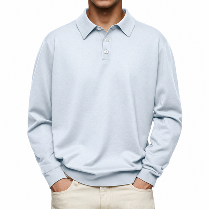 Classic Fit V-Neck Polo Shirt