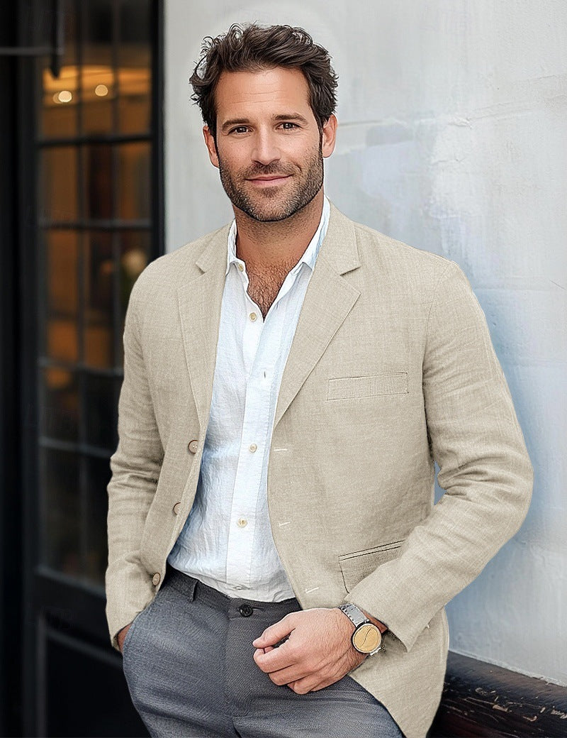 Classic Summer Jacket - Breathable Casual Fit - OutfitLondon