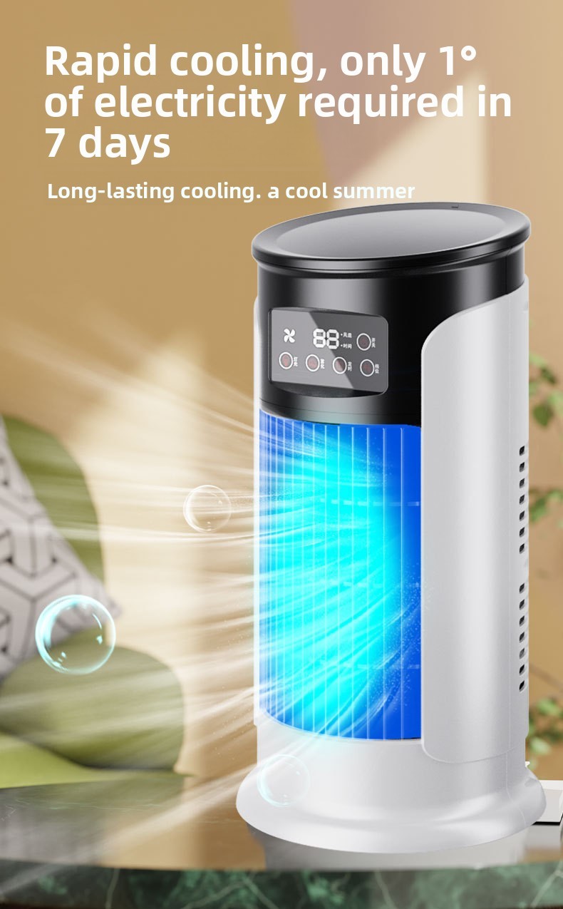 4-in-1 Portable Desktop Cooling Fan with Mist Function